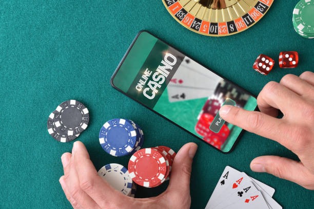 Live casino dealer table with multiple camera angles